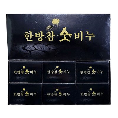 한방 참 숯비누6p 선물세트