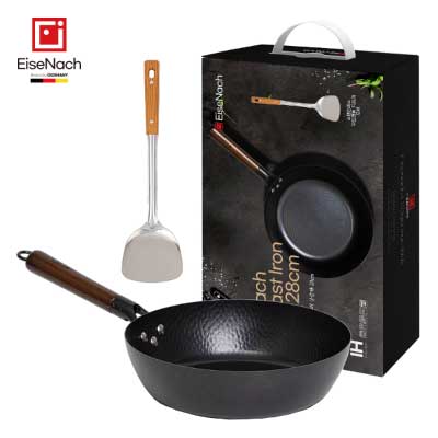 아이제나흐  무쇠 멀티 궁중팬 28cm 스텐 뒤집게 2종